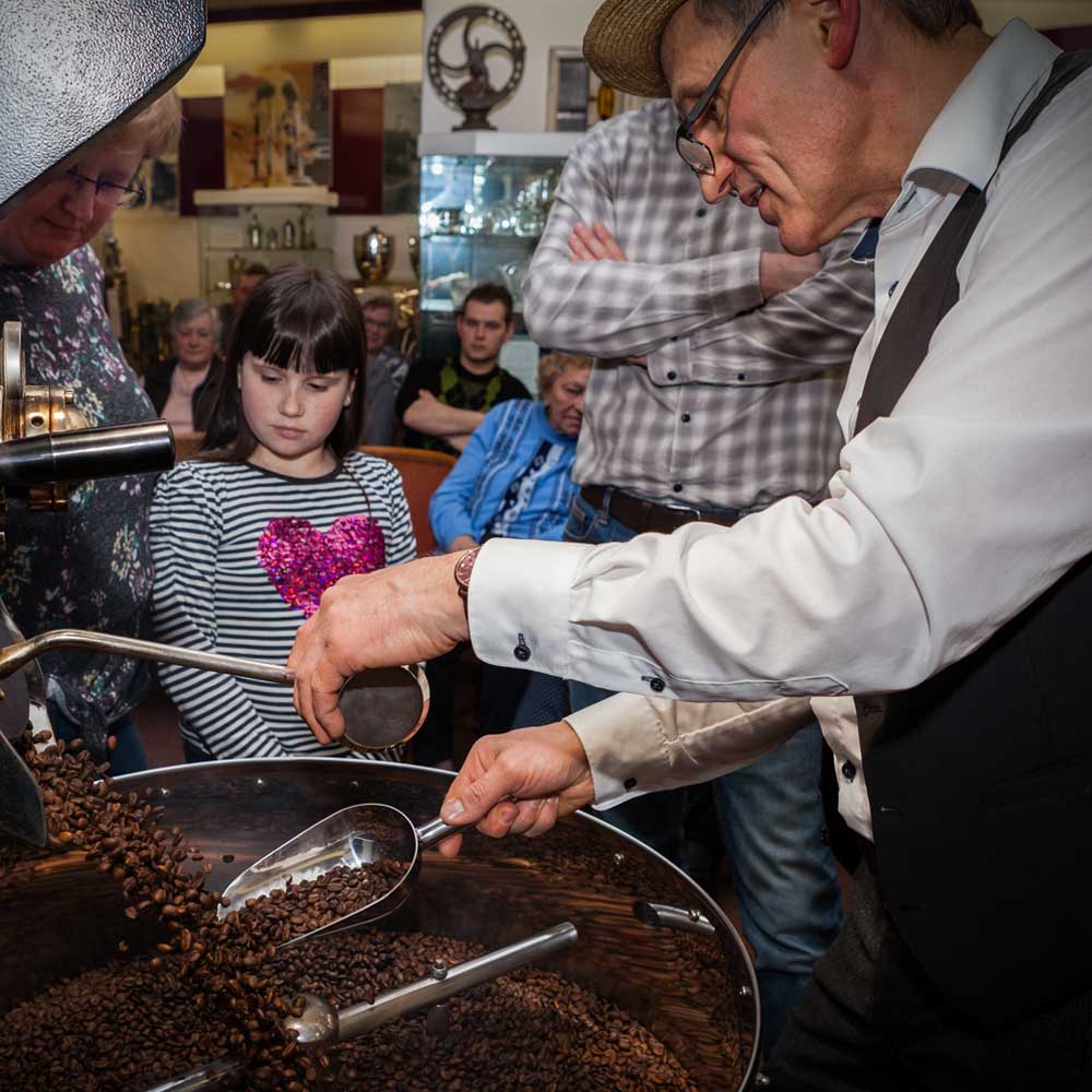 Kaffee-Schauröstung online buchen