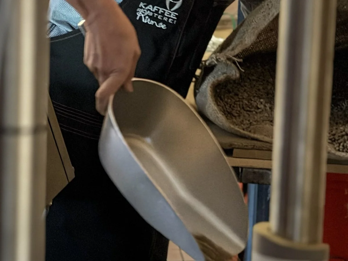 Green coffee from the store – coffee roasting at Kaffeerösterei Kirmse, Zwiesel