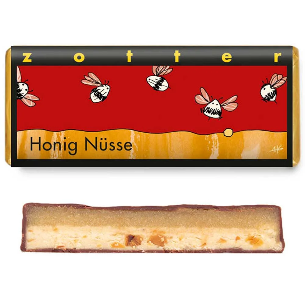 Zotter Honig Nüsse 70g