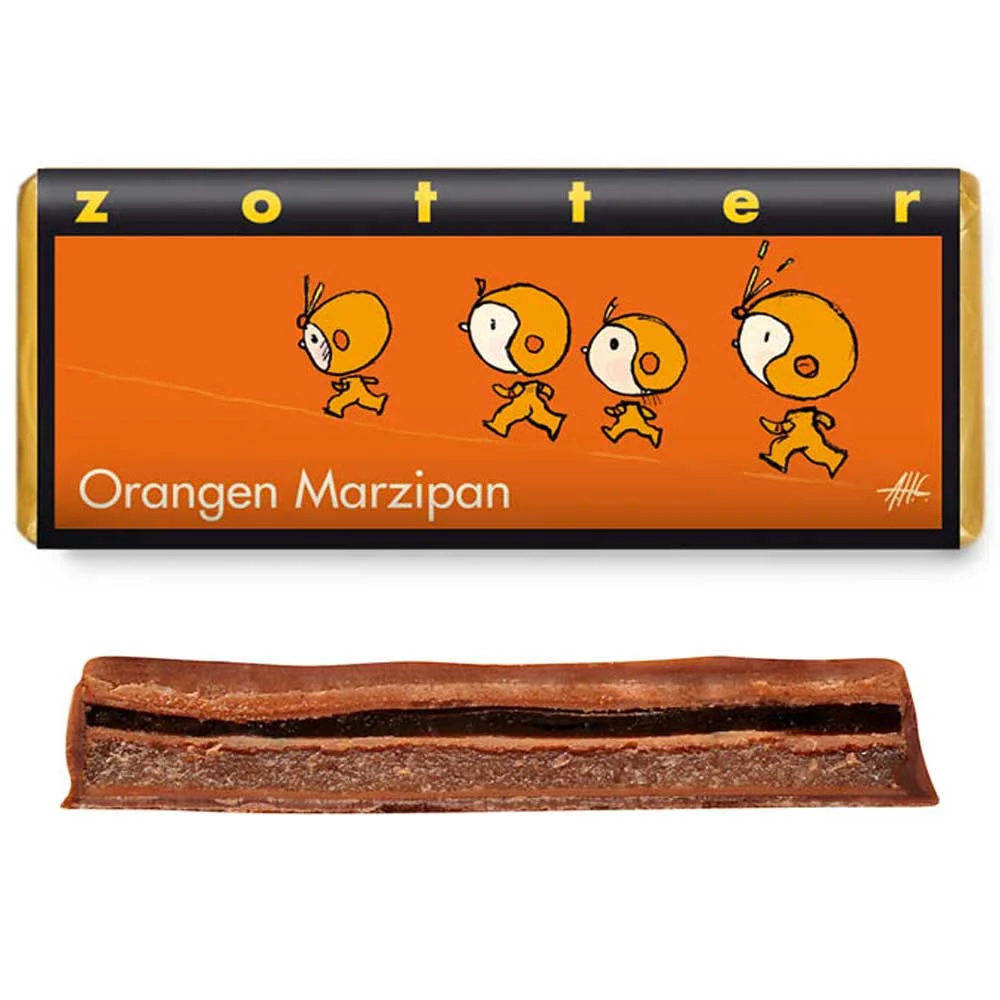 Pomerančový marcipán od Zotter čokolády