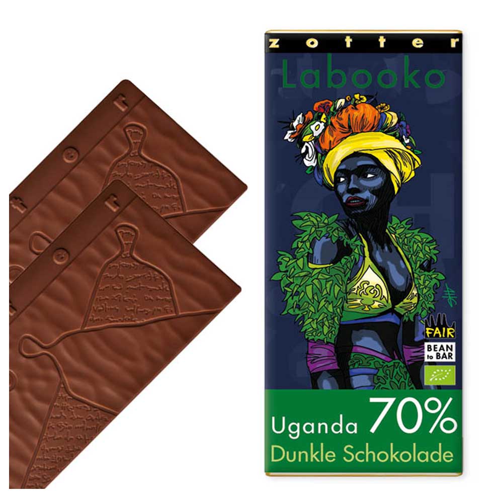Zotter čokoláda Labooko - 70% Uganda