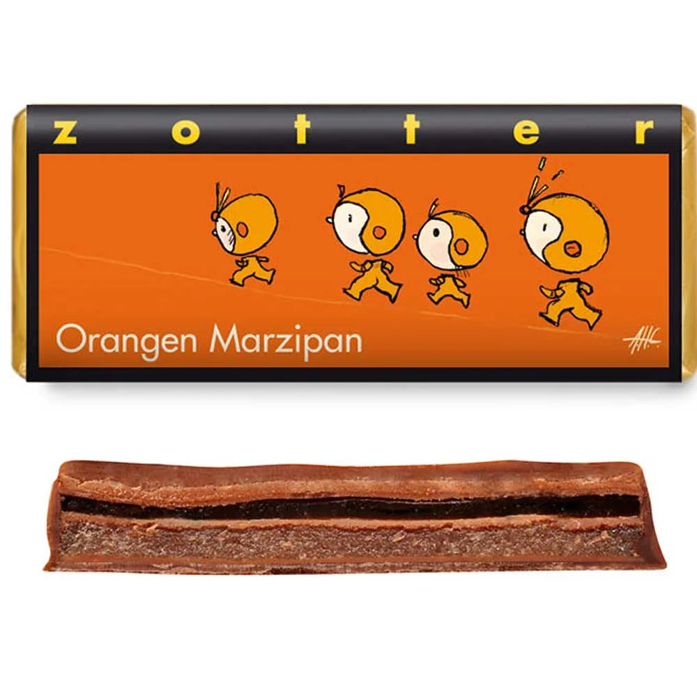 Pomerančový marcipán od Zotter čokolády
