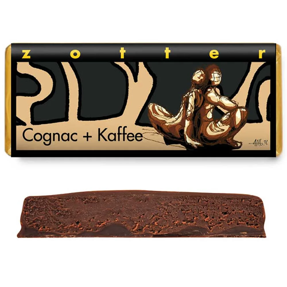 Zotter čokoláda Koňak + Káva