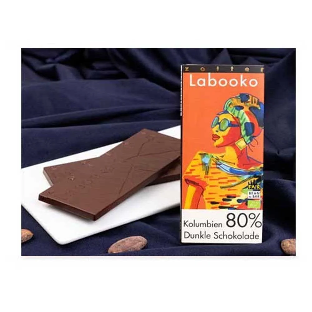 Zotter Labooko Kolumbien 80% Dunkle Schokolade