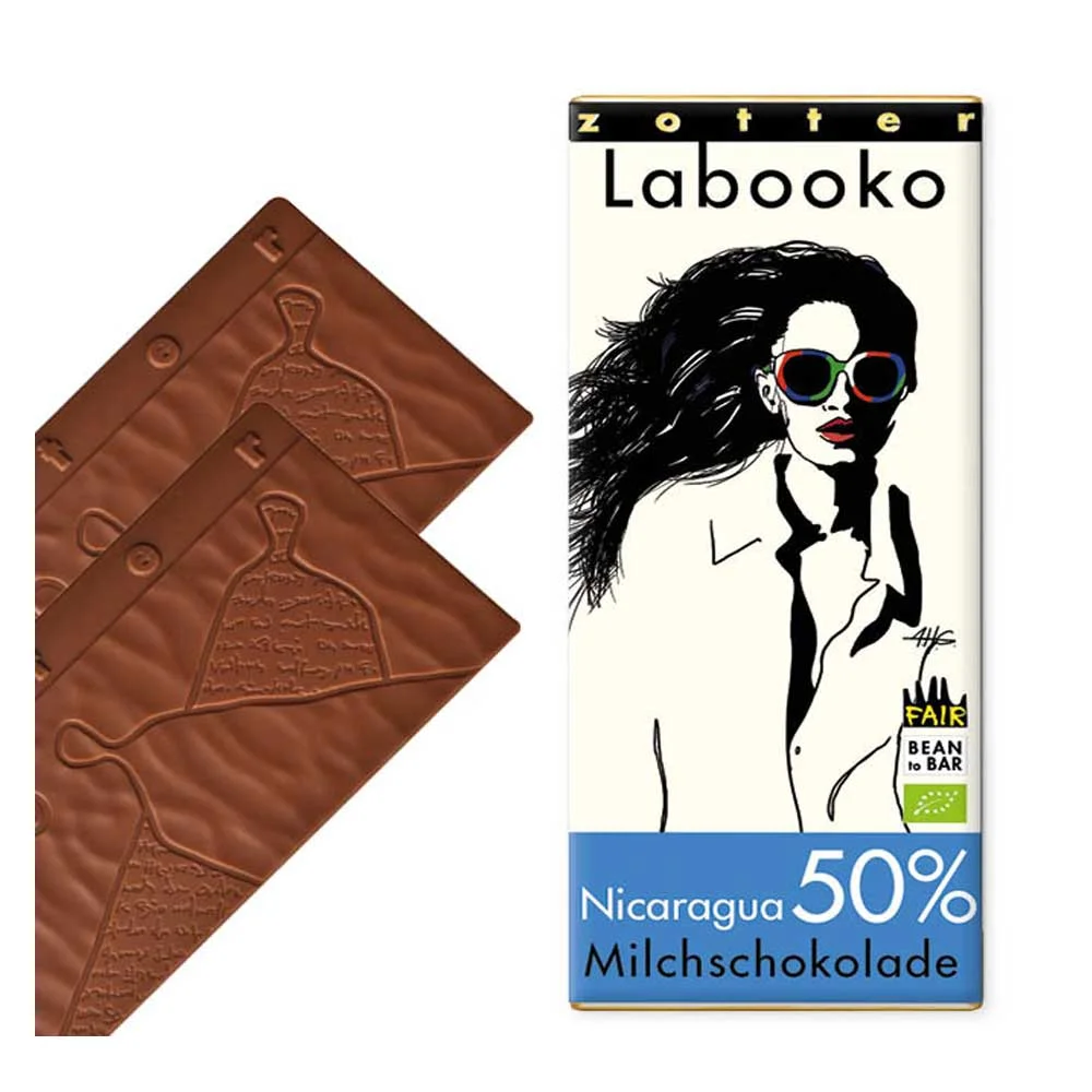 Zotter Labooko Nicaragua 50% - nejlepší mléčná čokoláda na světě 70g