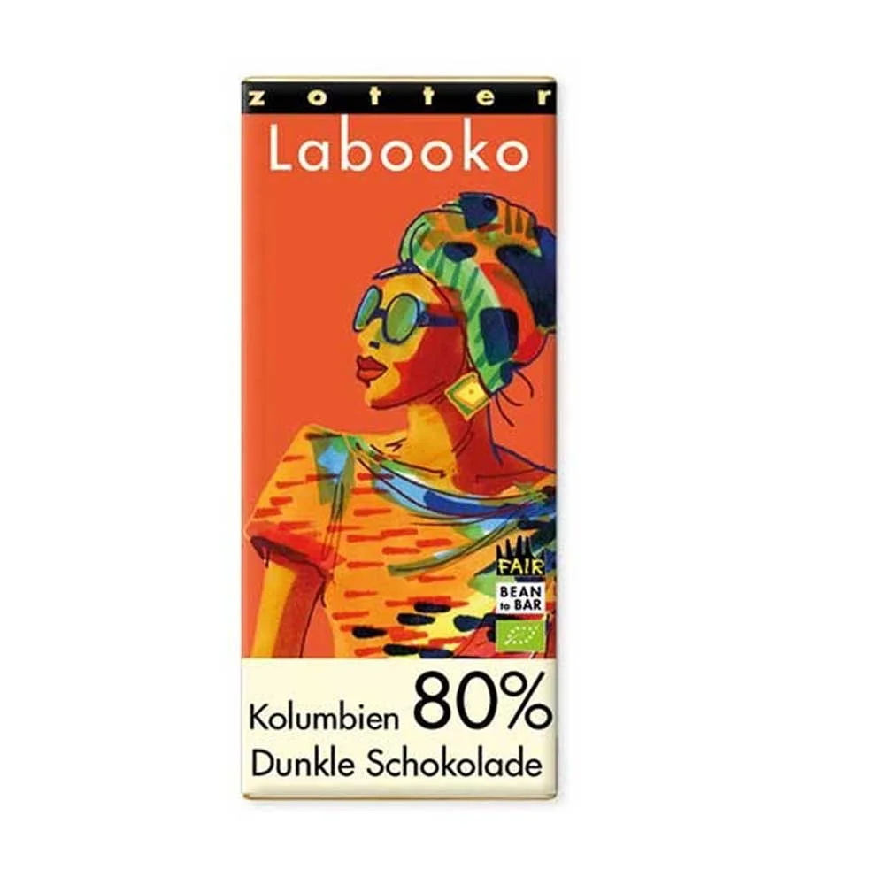Zotter Labooko Kolumbien 80% Dunkle Schokolade