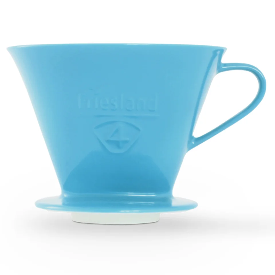 Barevný porcelánový filtr na kávu – 4 šálky
