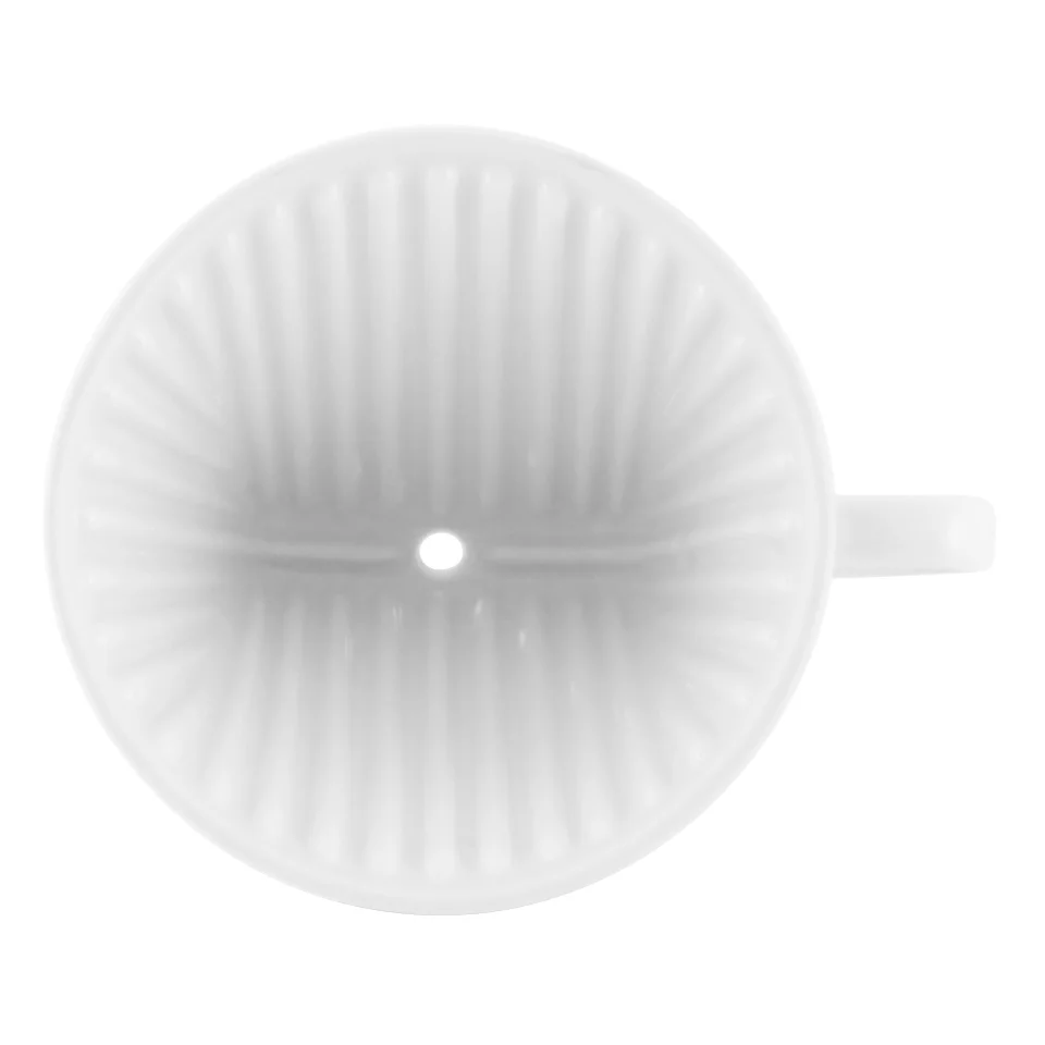 Porcelánový filtr na kávu – bílý