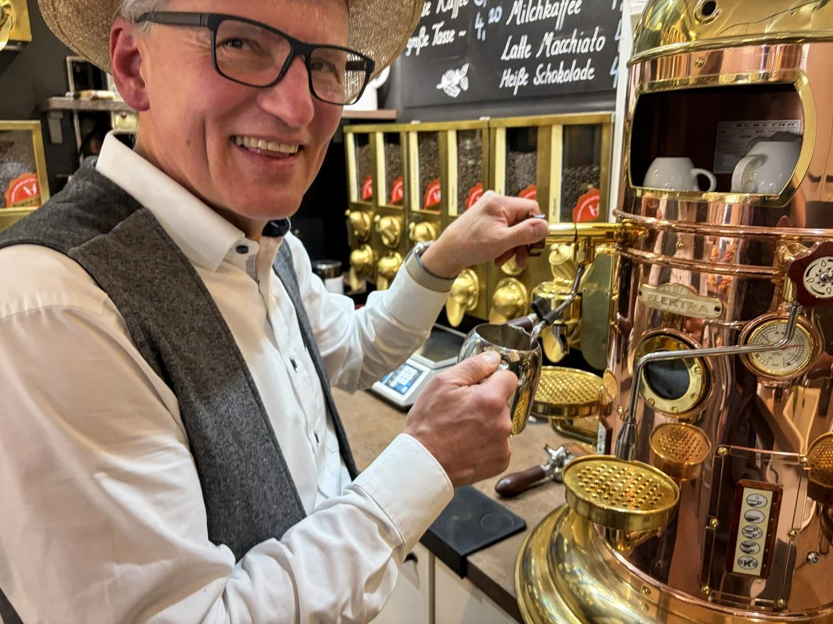 Freshly prepared – coffee tasting at Kaffeerösterei Kirmse, Zwiesel