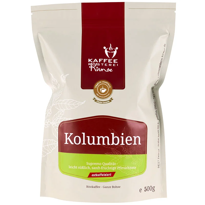 Kaffee Kolumbien entkoffeiniert 500g