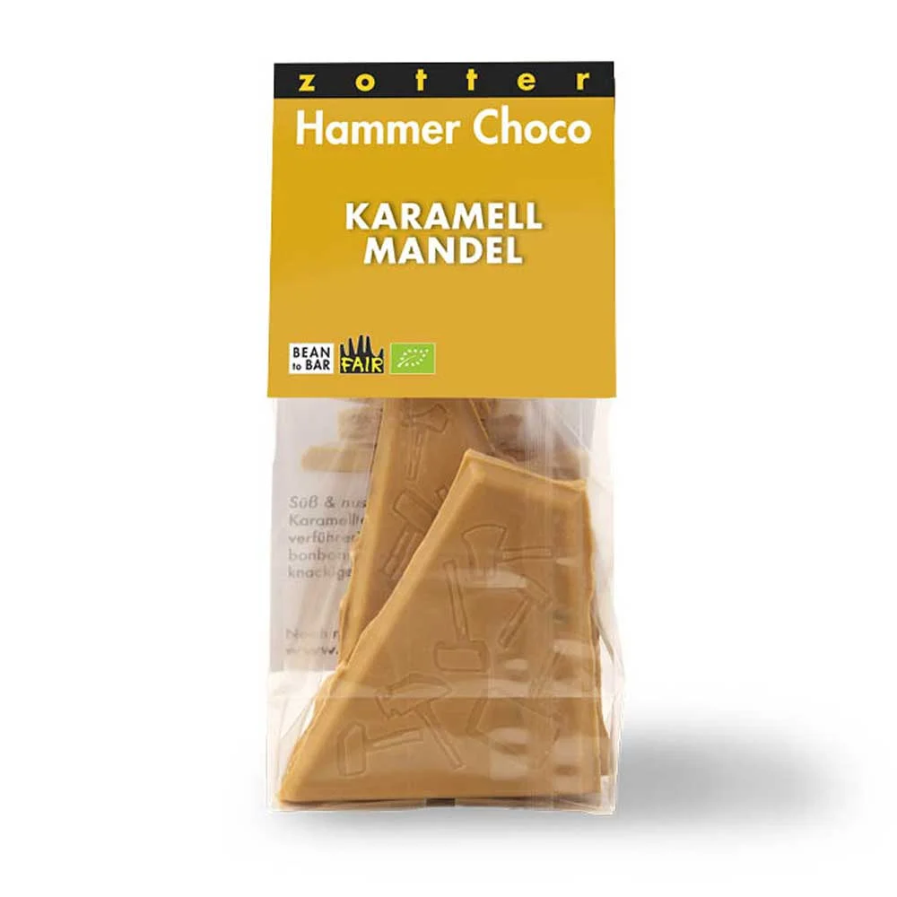 Hammer Choco- Karamell Mandel von Zotter Schokolade 100g