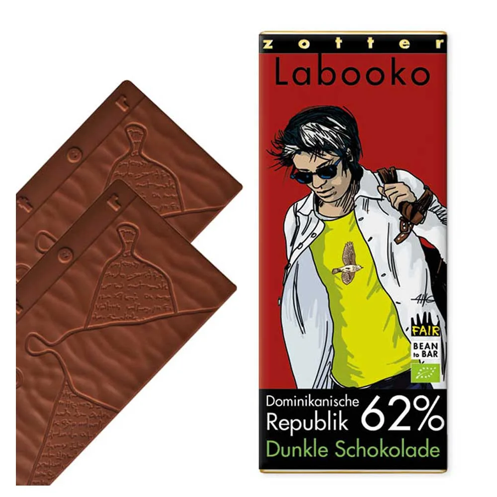 Zotter Schokolade Labooko - 62% Dominikanische Republik