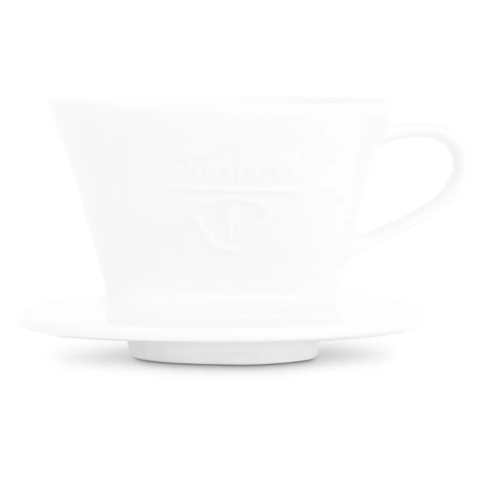 Porcelánový filtr na kávu – bílý