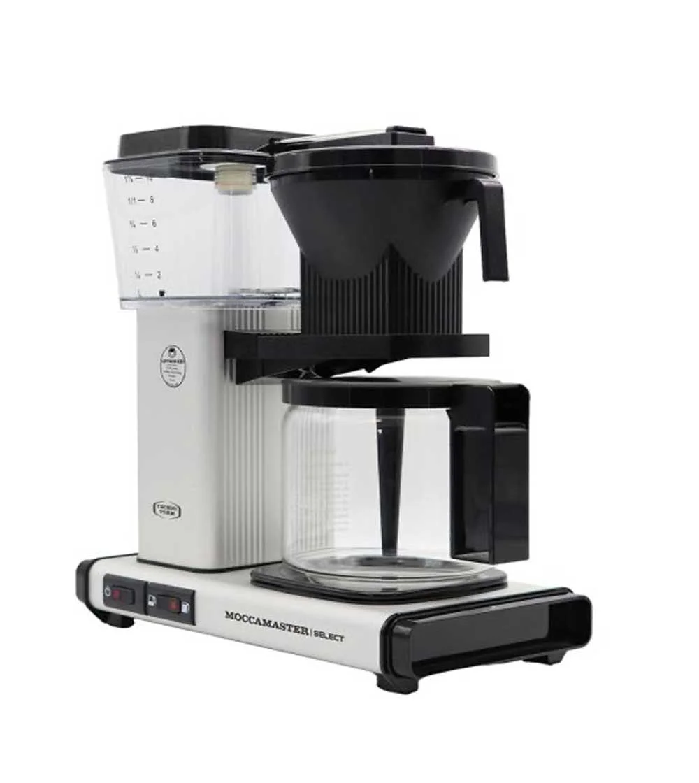 Kávovar Moccamaster KBG Select – Matt White (Matná bílá)