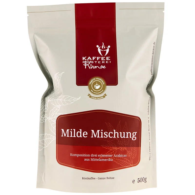 Kaffeemischung Milde Mischung 500g