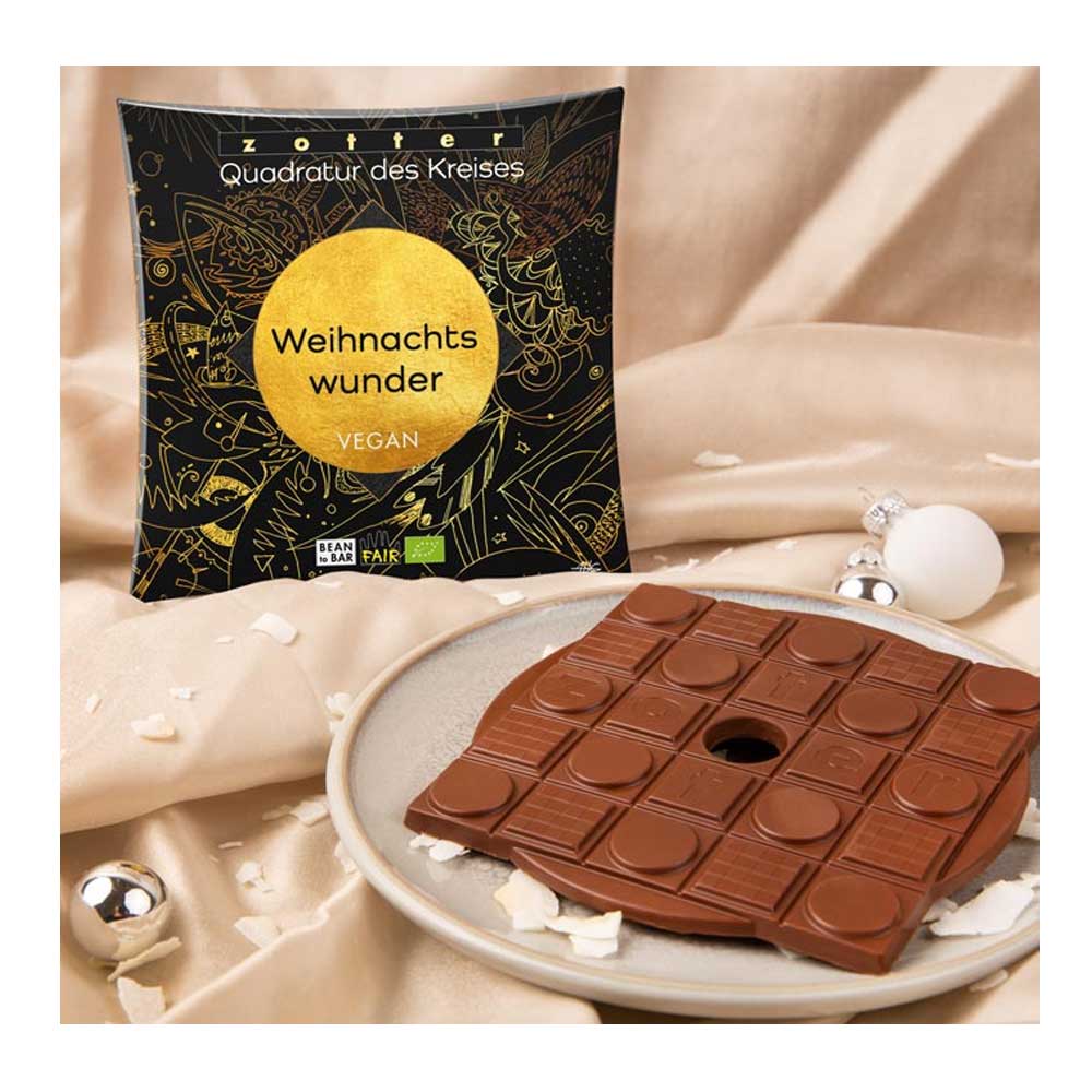 Quadratur des Kreises - Weihnachtswunder von Zotter Schokolade