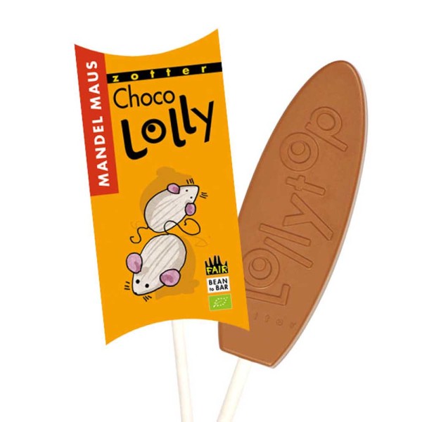 Zotter Schokolade Lollytop - Mandelmaus