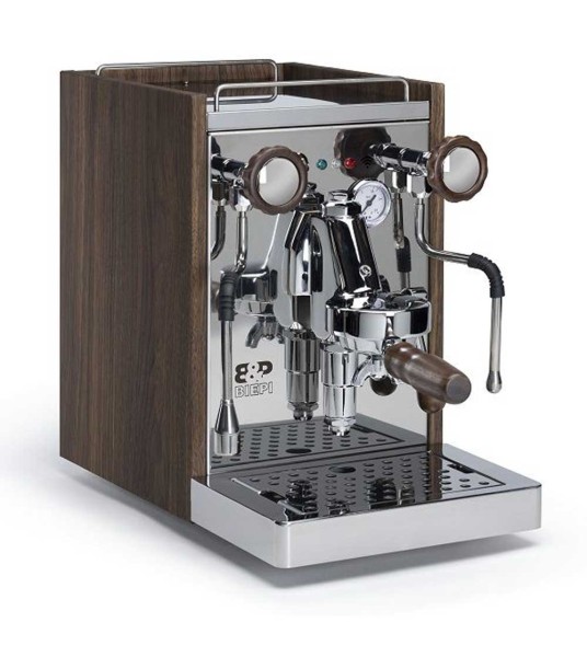 SARA Espressomaschine Inox / Holz