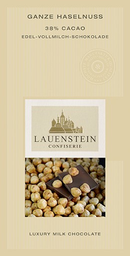 Confiserie Lauenstein- Ganze Haselnuss 38% Cacao