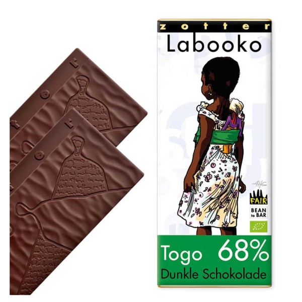 Zotter Schokolade Labooko - Togo 68%