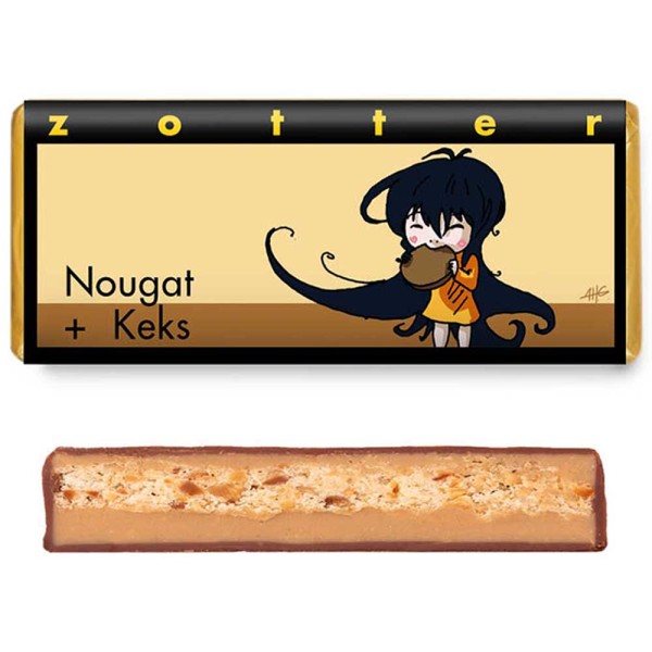 Zotter Nougat + Keks